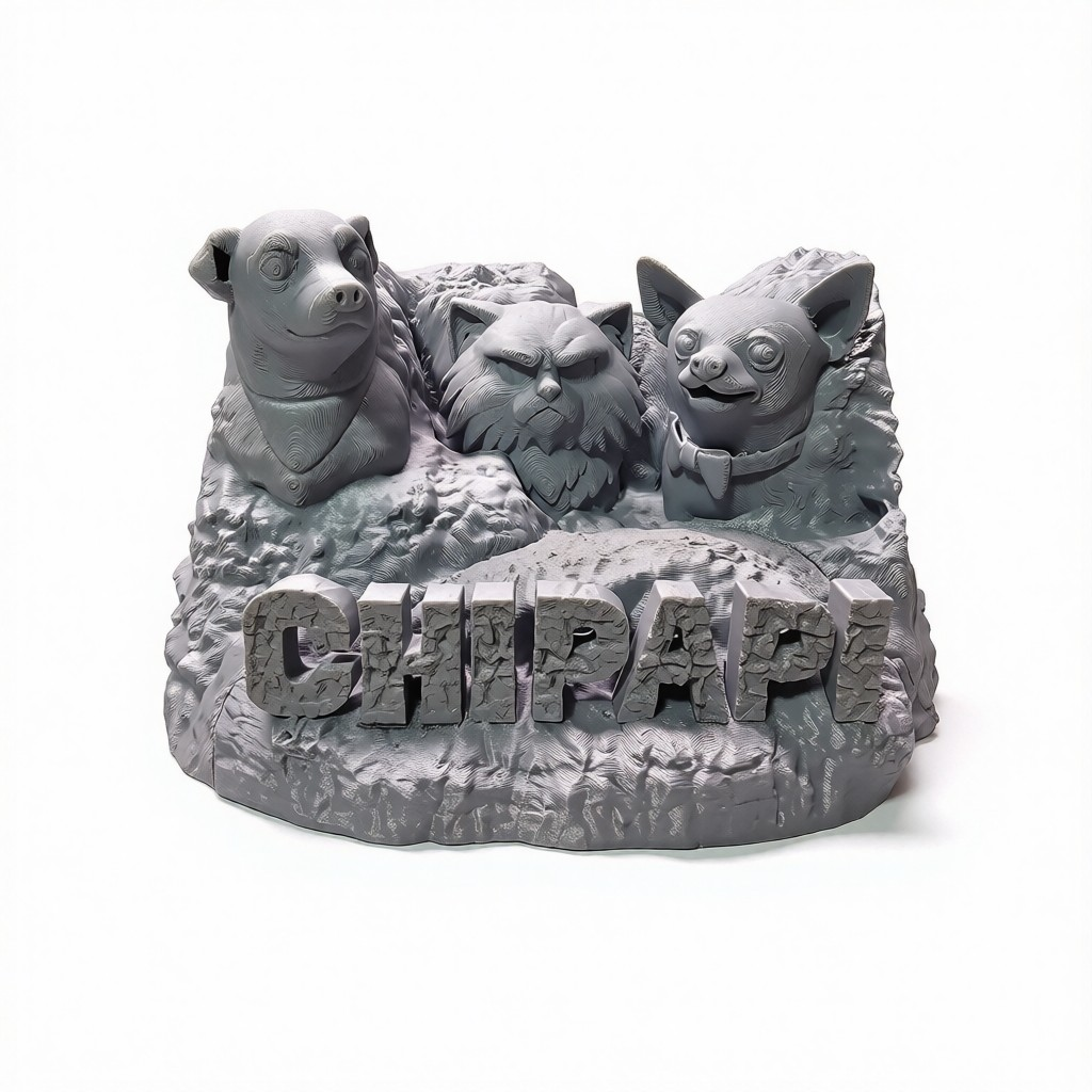 Chipapi fresh off the printer before finishing