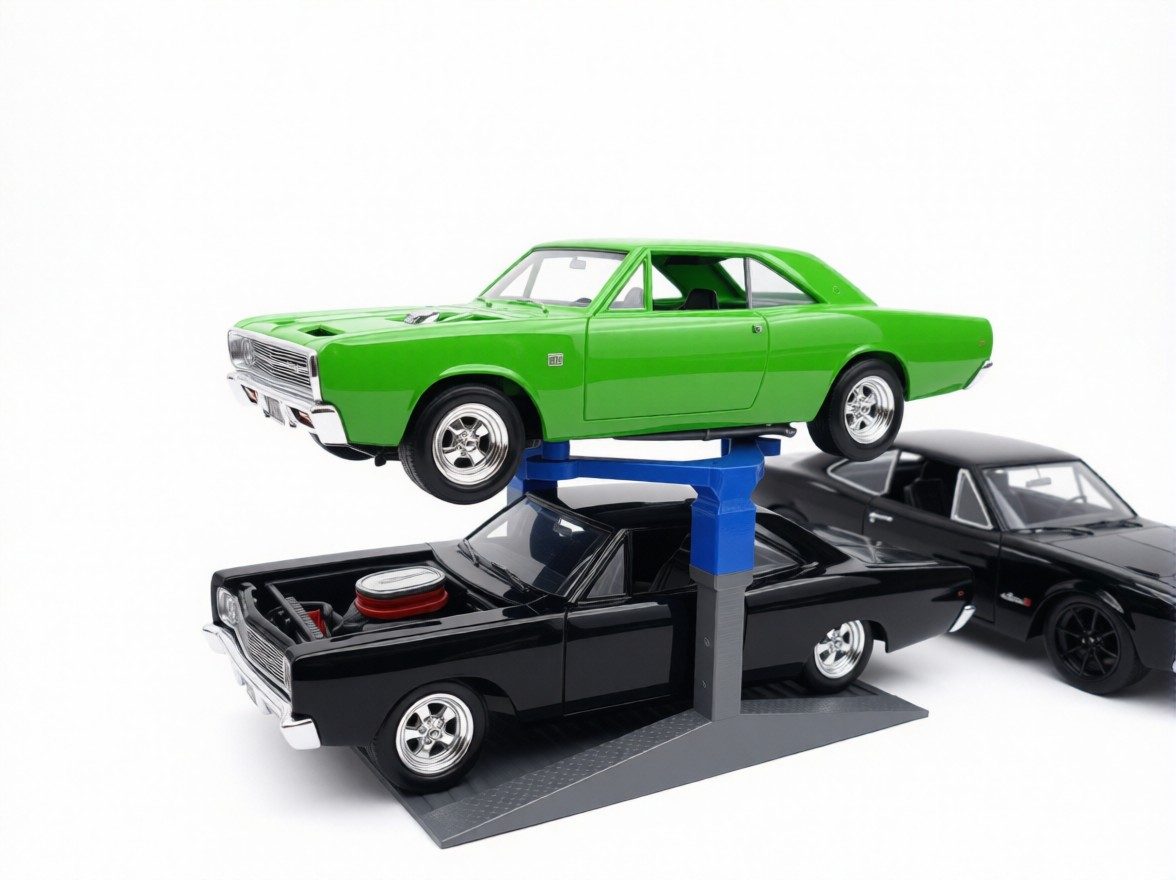 Model Car Display Hoists — detail view