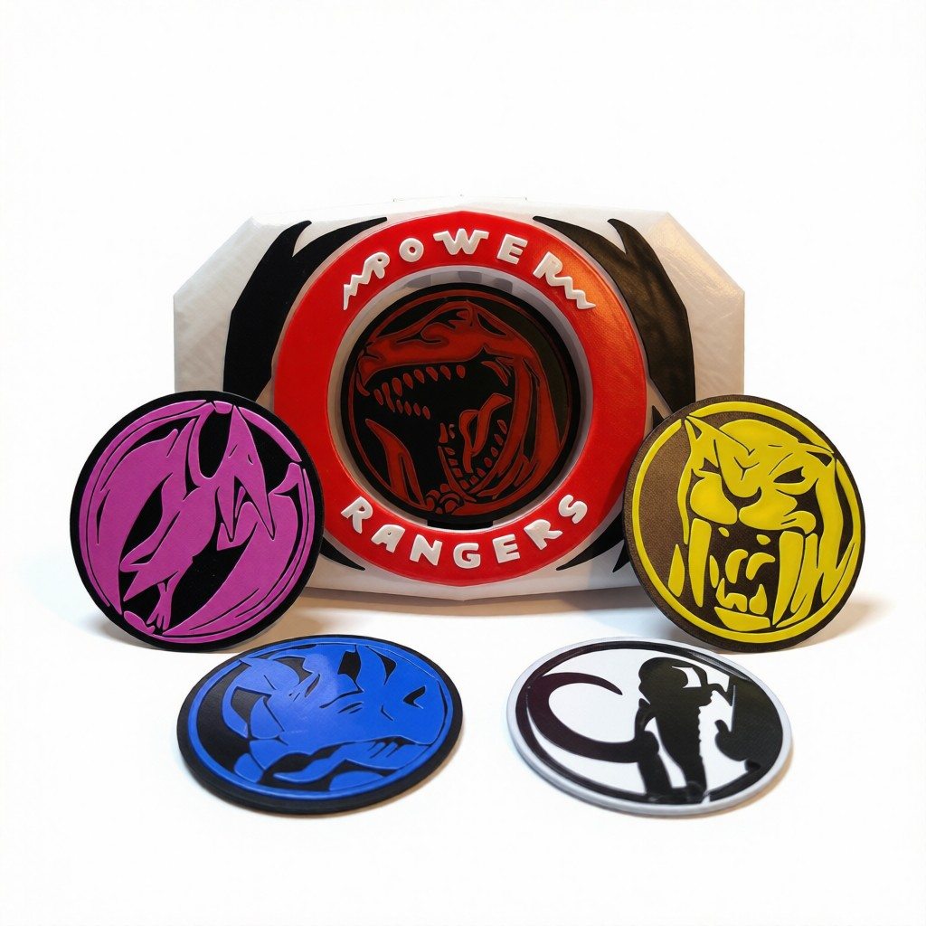 Power Ranger Power Coin Coasters