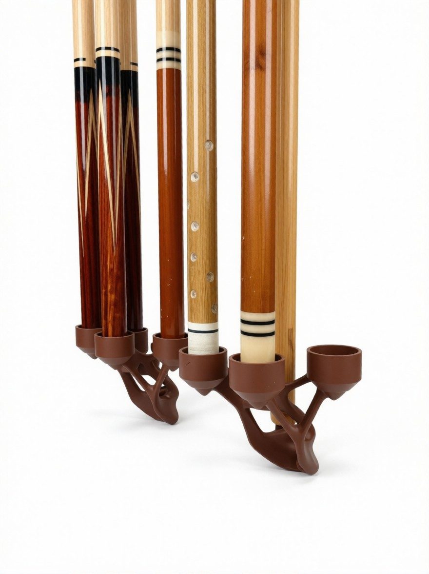 Wall Mounted Pool Cue Holder